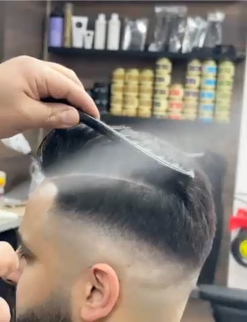 Salon Shave & Cut – arbete
