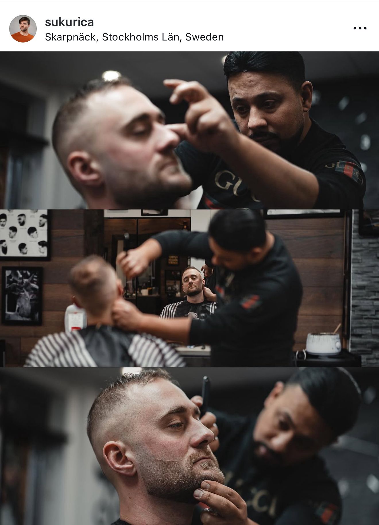 Salon Shave & Cut – arbete